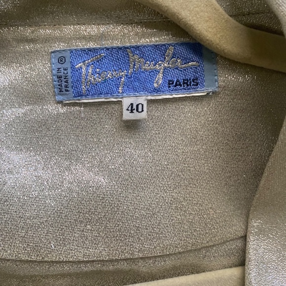 Archival Thierry Mugler silver dress - Picture 3 of 8